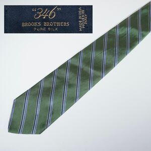 Brooks Brothers 346 Silk Repp Tie Diagonal Stripe